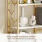 Modern 6-Tier Book Shelf Heavy-Duty Frame with Wall Anchor Kits